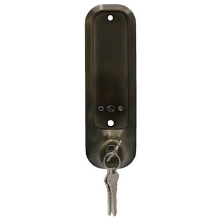 Add-On Key Override System Antique Brass